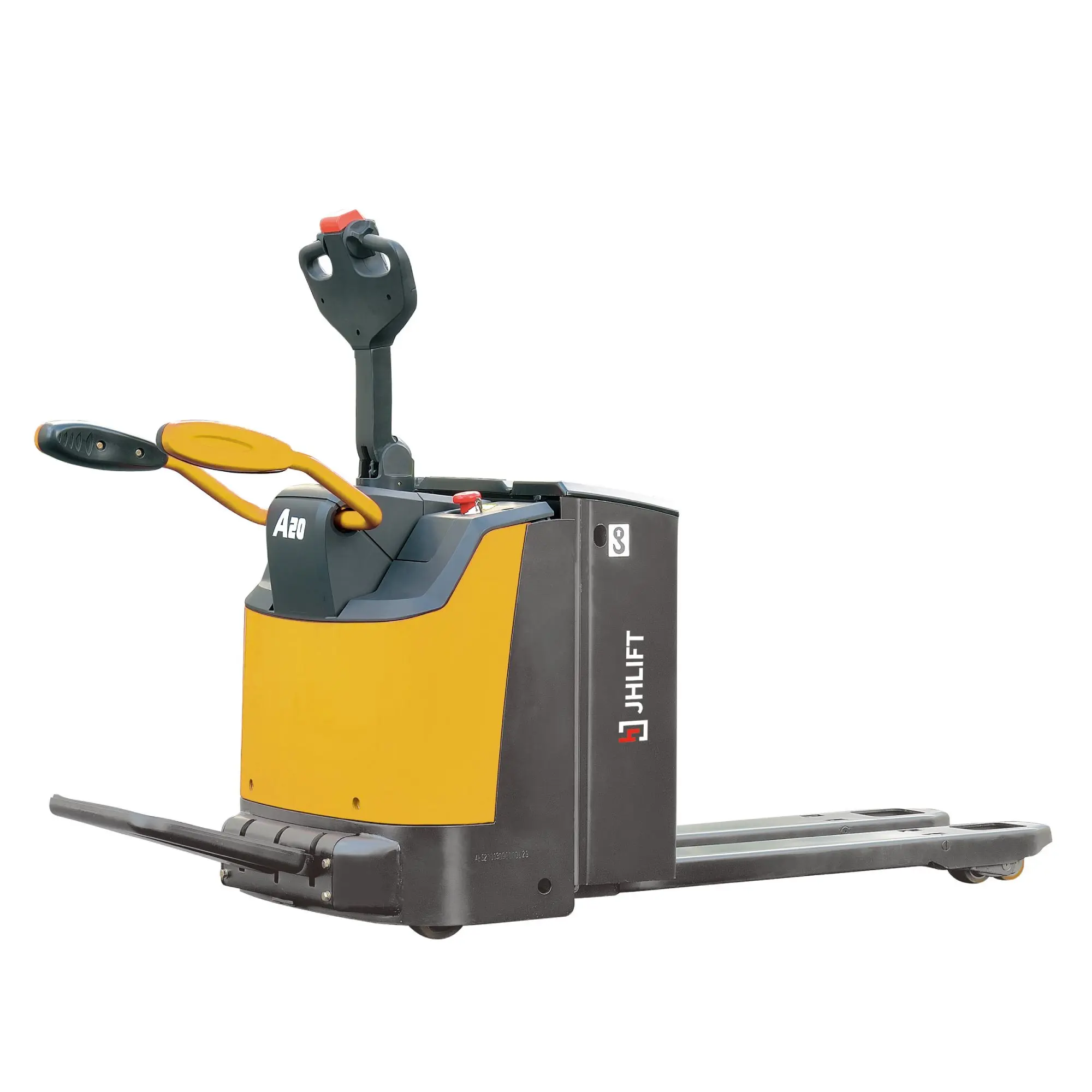 Тележка электрическая самоходная JHLIFT CBD 20AS, 2000 кг, 1150 x 540 мм, с местом для оператора, АКБ Li-Ion / свинцово-кислотная