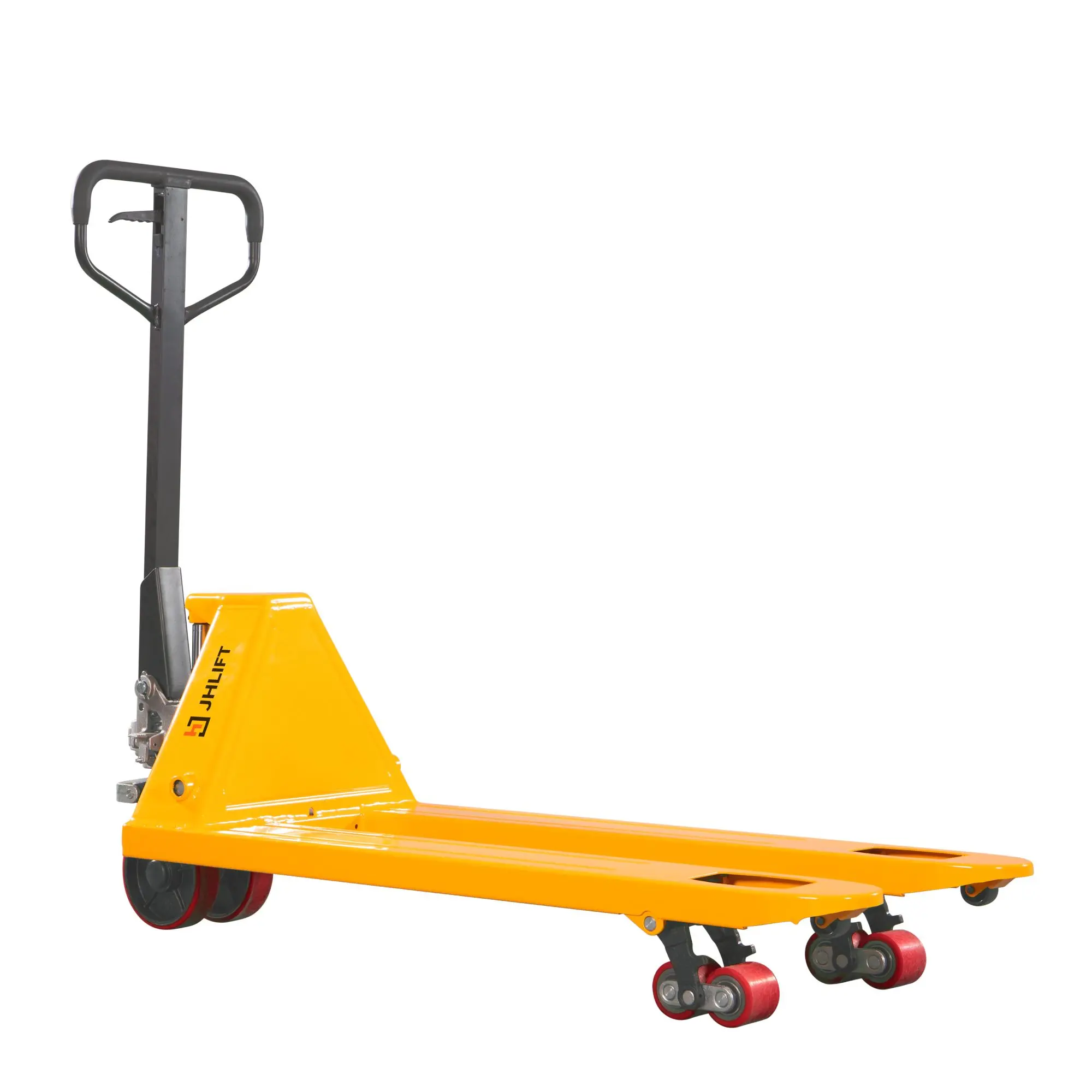 Гидравлическая тележка (рохля) JHLIFT BF25-H, 2500 кг, 1150х550 мм, усилен., колесо полиуретан 