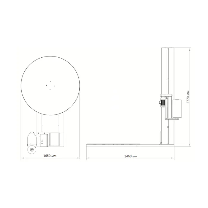 Паллетообмотчик / паллетоупаковщик Packman K120 (без рампы)
