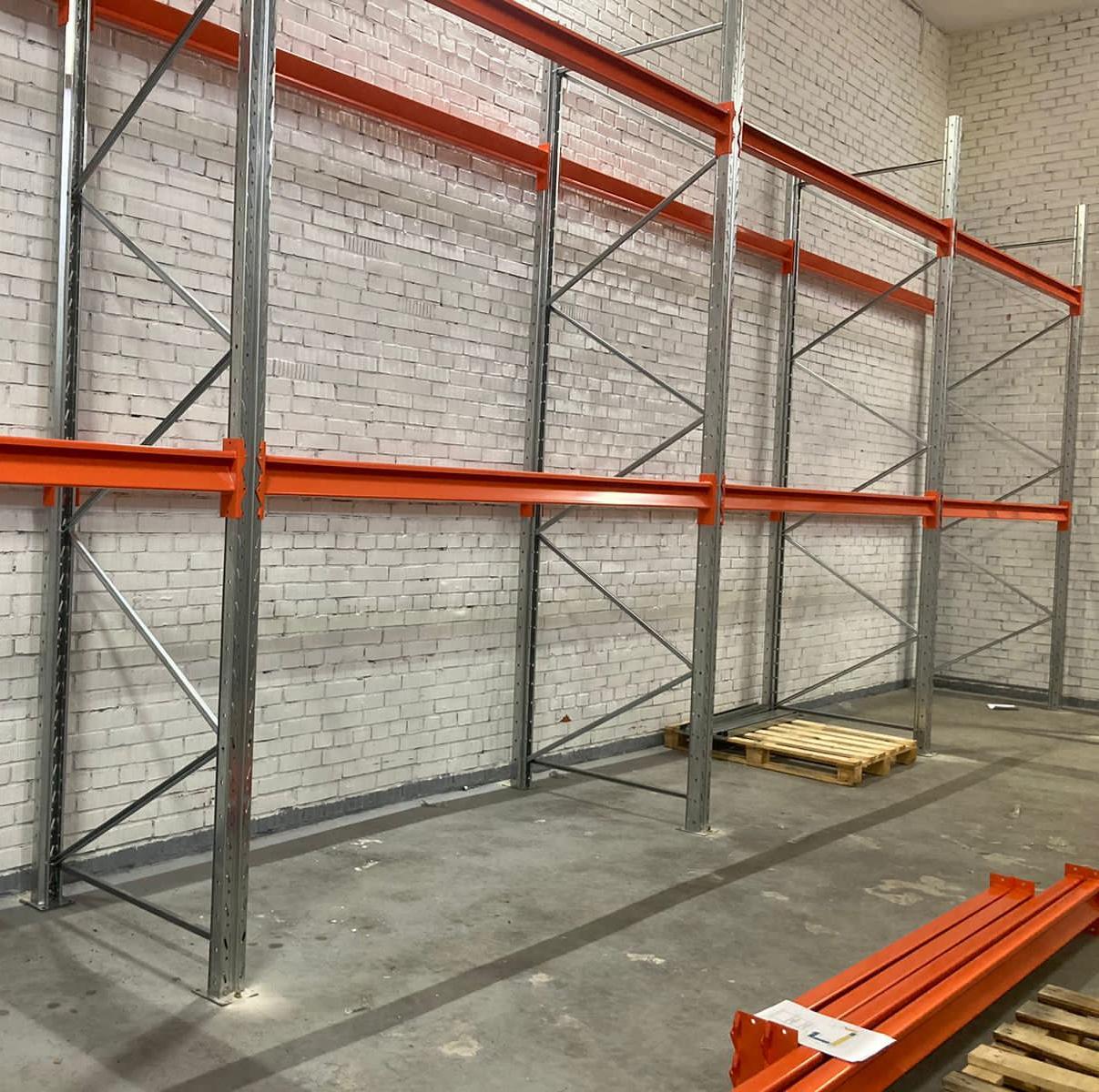 Паллетный стеллаж 2025x2700x1050 на 9 паллетомест