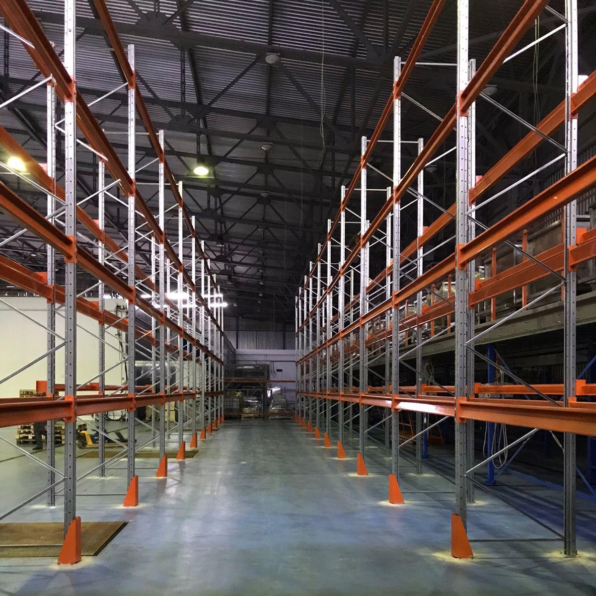 Паллетный стеллаж 6500x2700x1050 на 15 паллетомест