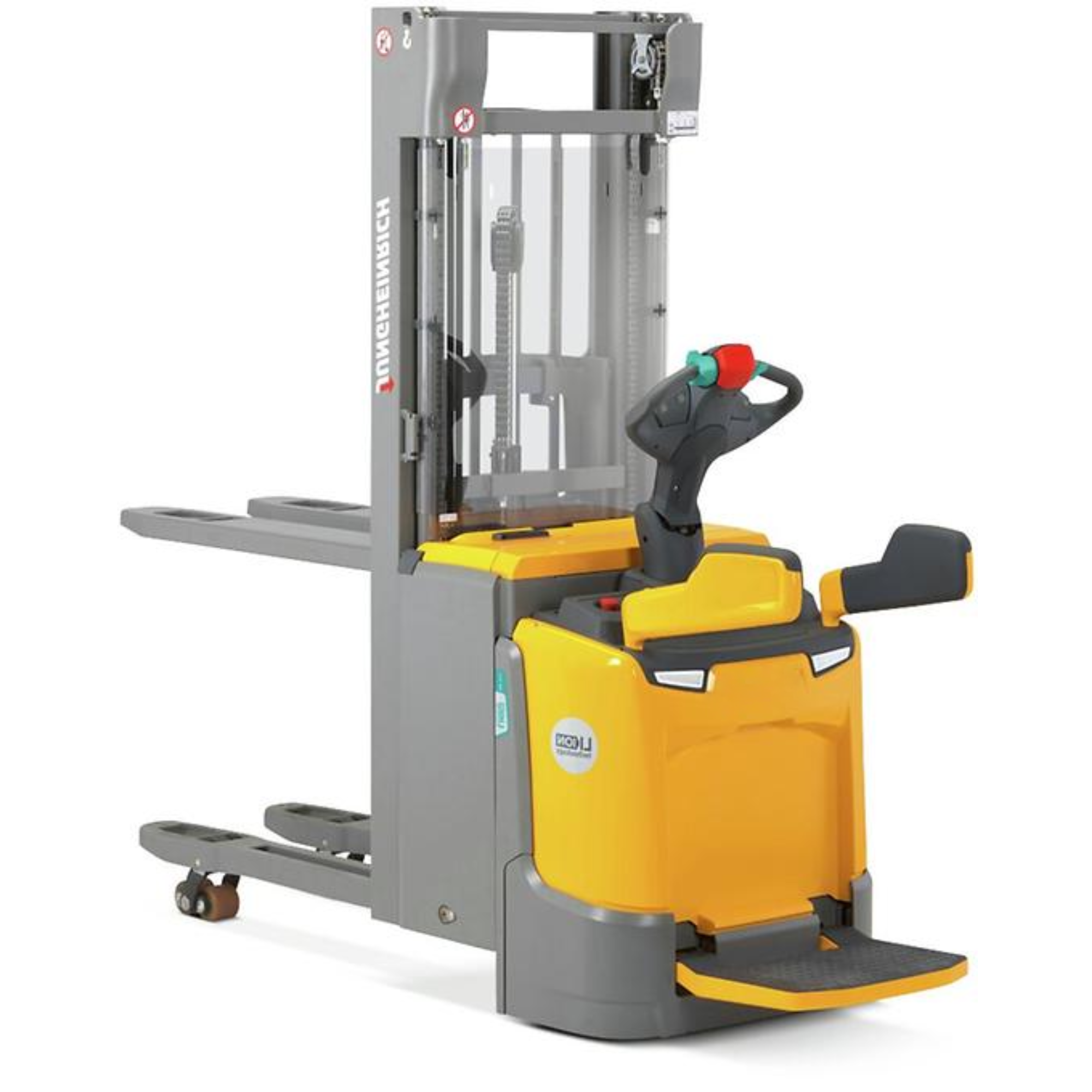 Штабелер электрический самоходный  Jungheinrich ERC 214z ZT, 4100 мм  с откидной площадкой оператора