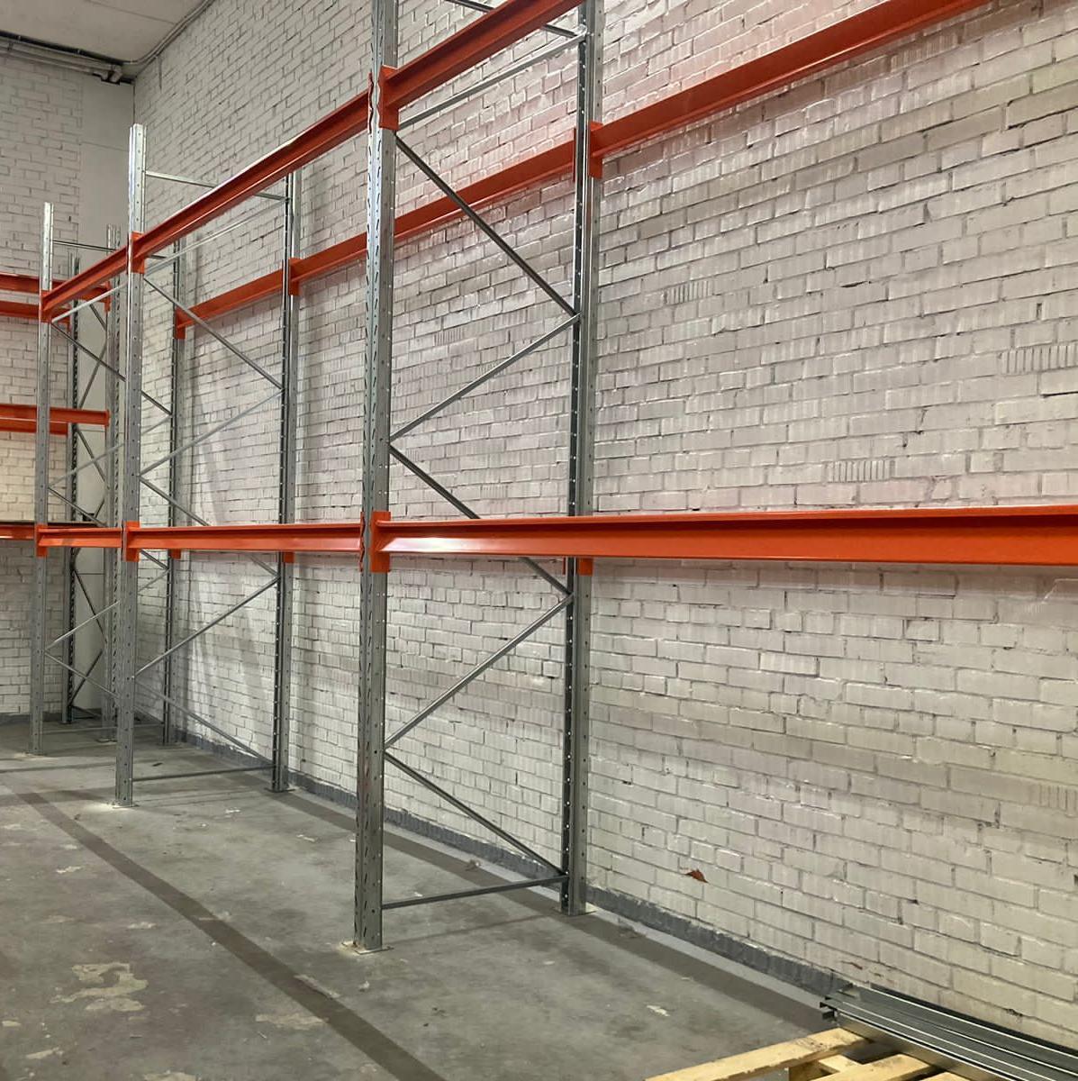 Паллетный стеллаж 2025x2700x1050 на 9 паллетомест