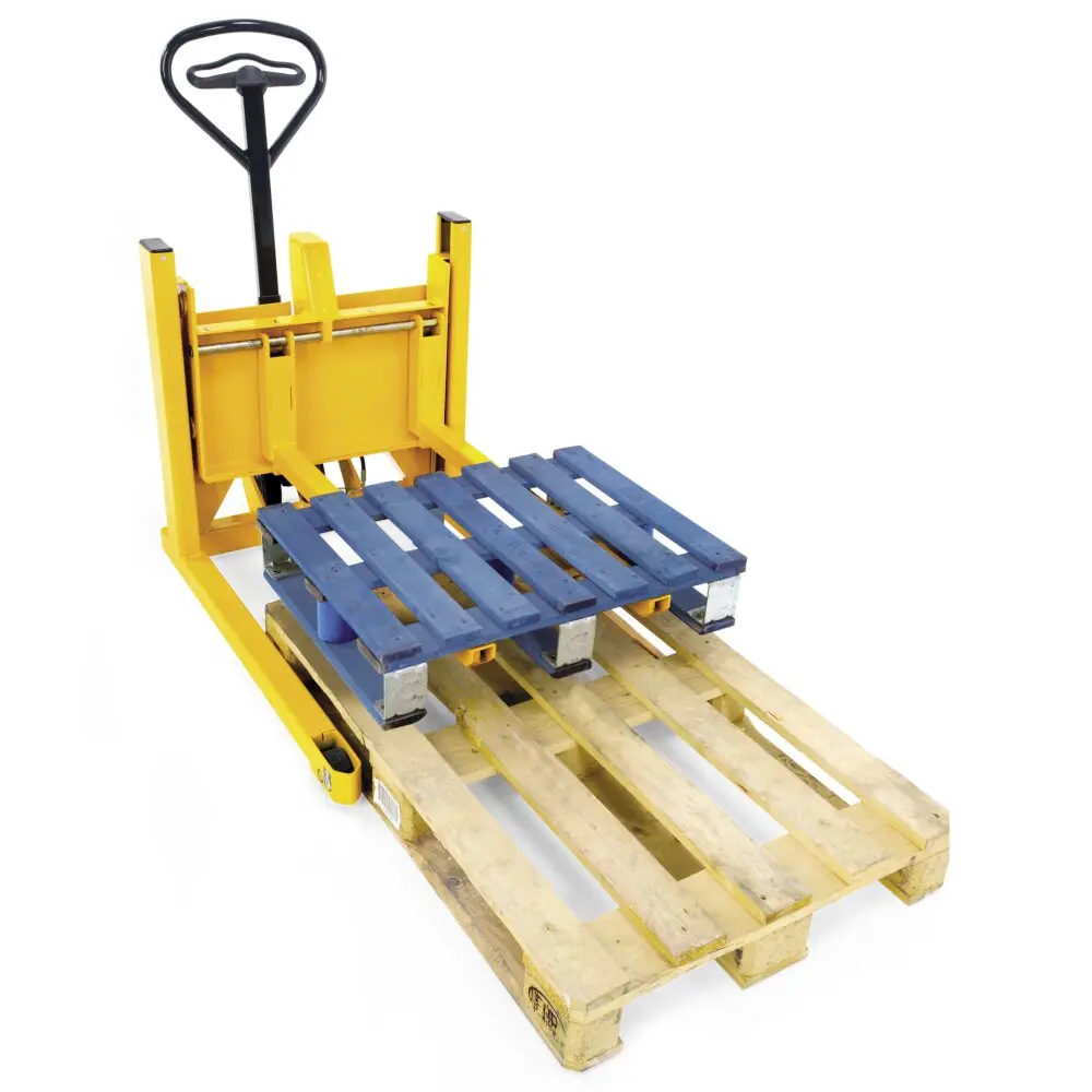 Гидравлическая тележка (рохля) с ножничным подъемом Jungheinrich AM V05, 500 кг, 955х760 мм, с резиновыми колесами