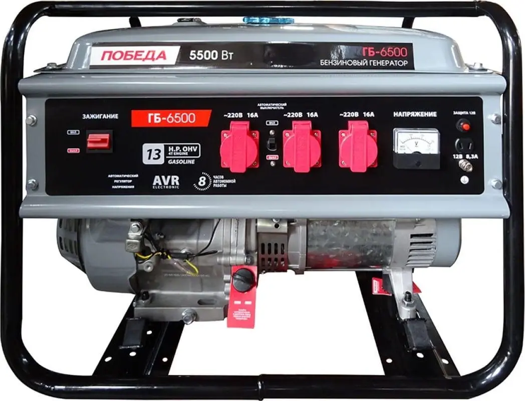 Генератор бензиновый Победа ГБ 6500