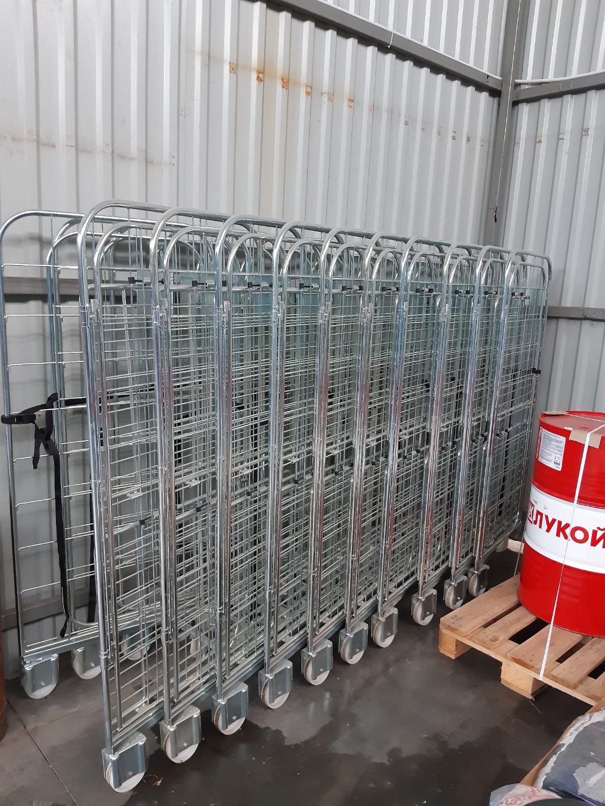 Ролл-контейнер въездной 800*665*1800, колеса Германия