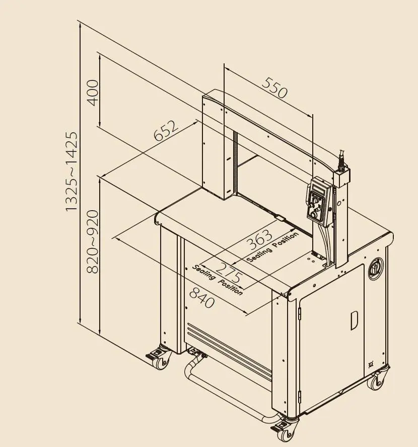 Автоматическая стреппинг машина TP-702-59