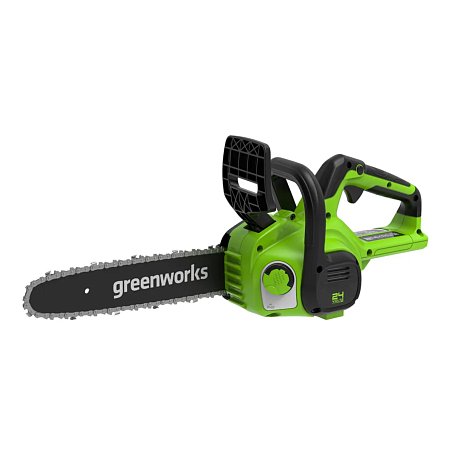 Цепная пила аккумуляторная Greenworks G24CS25, 24V, c АКБ 2Ач и ЗУ картинка