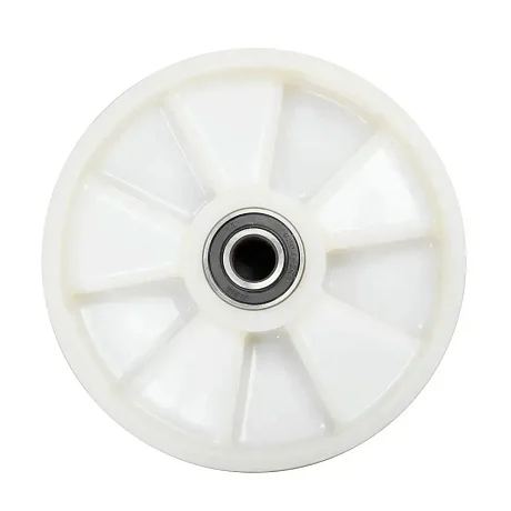 Коротковильная гидравлическая тележка (рохля) JHLIFT BF25-H, 2500 кг, 900х550 мм, усилен., с нейлоновыми колесами картинка