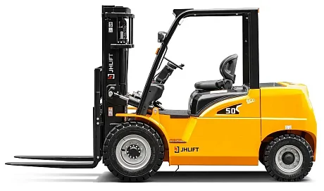 Четырехопорный электрический погрузчик JHLIFT CPD 15-38 ХE, 2500-7000 мм, с интегрированной Li-Ion батареей   картинка