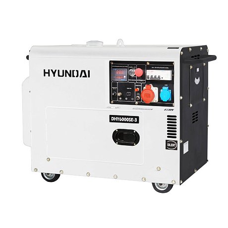 Дизельный генератор HYUNDAI DHY 6000SE-3 картинка