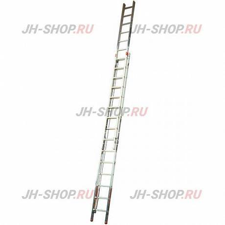 Krause ROBILO выдвижная двухсекционная лестница с тросом, 18 ступеней картинка
