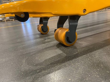 Гидравлическая тележка (рохля) Jungheinrich AM 22 SH/NH C-GV, 2200 кг, 1150х520 мм, с резиновыми колесами картинка