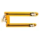Коротковильная гидравлическая тележка (рохля) JHLIFT BF25-H, 2500 кг, 900х550 мм, усилен., с нейлоновыми колесами превью