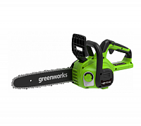 Цепная пила аккумуляторная Greenworks G40CS30II, 30 см, 40 В, без АКБ и ЗУ