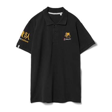 Рубашка-поло JHLIFT черная картинка
