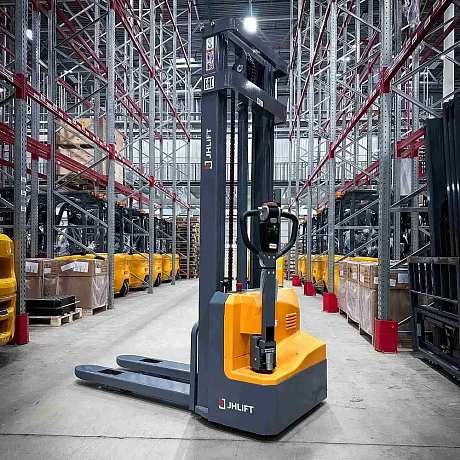 Штабелер электрический самоходный JHLIFT CDD12, 2000 мм, Li-Ion картинка