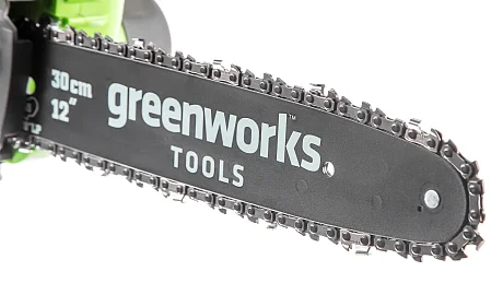 Цепная пила Greenworks G40CS30 30 см, 40 V картинка