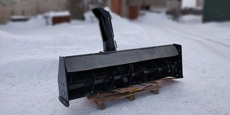 Шнекороторный снегоуборщик SB 1800 для мини-погрузчика механический картинка