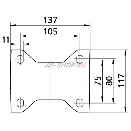 Колесо Tente ZETA 4688TOP картинка