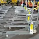 Оцинкованная гидравлическая тележка (рохля) JHLIFT WH-30G, 3000 кг, 1150х540 мм, с нейлоновыми колесами превью