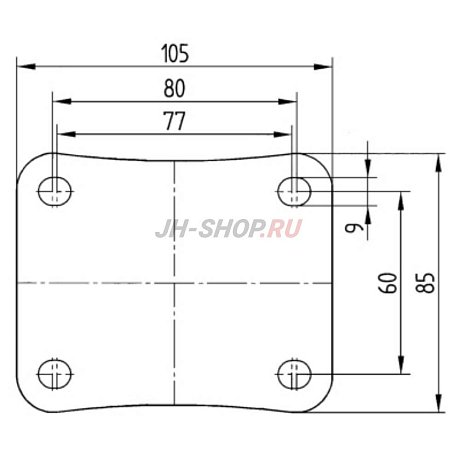 Колесо Tente ALPHA 3477DVR картинка