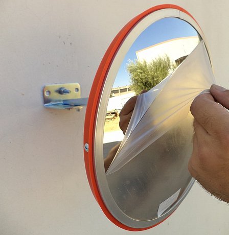 Зеркало для слепых зон на шарнирном креплении 600мм картинка