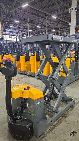 Электрическая тележка JHLIFT 1510XB с подъемной платформой картинка