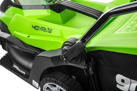 Газонокосилка аккумуляторная Greenworks G40LM35K2 40V 35 см c 1 АКБ 2 А.ч и ЗУ картинка