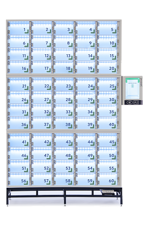Шкаф Инлокер для автоматической выдачи ТСД 60 стандартных ячеек картинка