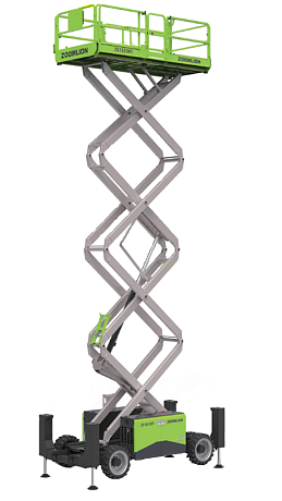 Самоходный ножничный подъемник (дизельный) ZOOMLION ZS1323RT, р/в 15000 мм, г/п 680 кг картинка