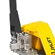 Коротковильная гидравлическая тележка (рохля) JHLIFT BF25-H, 2500 кг, 800х550 мм, усилен., с резиновыми колесами превью