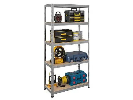СТЕЛЛАЖ SBL 180KD/120X45/5 ОЦИНКОВАННЫЙ картинка