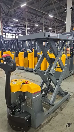 Электрическая тележка JHLIFT 1510XB с подъемной платформой картинка