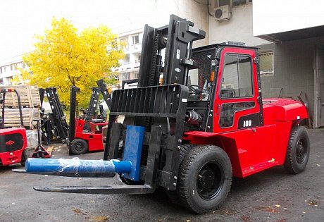 Дорн (штырь) с креплением на каретку диаметр 100мм ISO III картинка