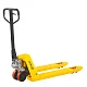 Коротковильная гидравлическая тележка (рохля) JHLIFT BF25-H, 2500 кг, 800х550 мм, усилен., с резиновыми колесами превью