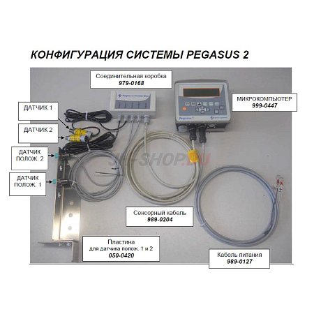 Комплект бортовой системы взвешивания PEGASUS-2 для фронтального погрузчика картинка