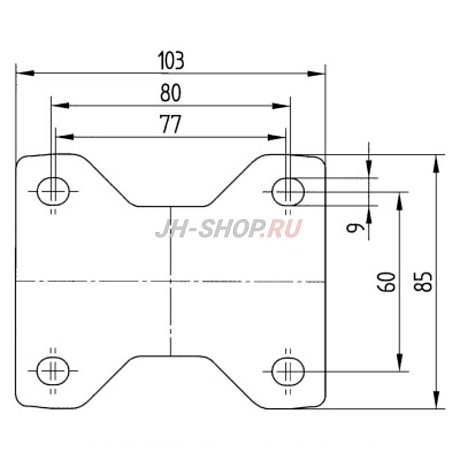 Колесо Tente ALPHA 3478UAR red картинка