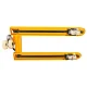 Коротковильная гидравлическая тележка (рохля) JHLIFT BF25-H, 2500 кг, 800х550 мм, усилен., с нейлоновыми колесами превью