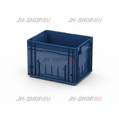 Пластиковый ящик R-KLT,  темно-синий,  396х297х280 мм картинка