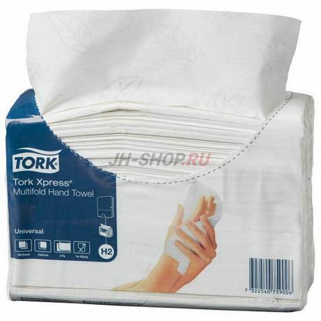 Tork Xpress® листовые полотенца сложения Multifold 2 слоя картинка