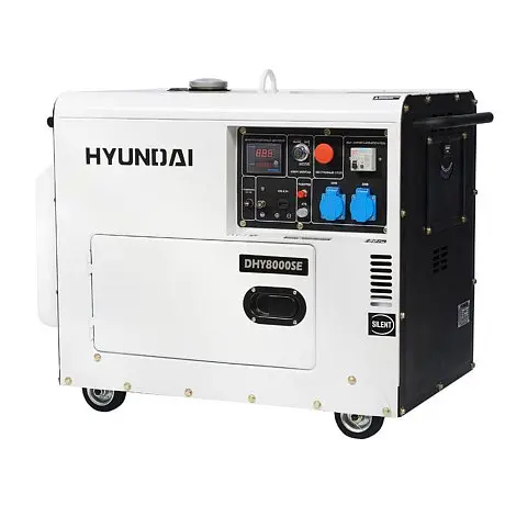 Дизельный генератор HYUNDAI DHY 8000SE картинка
