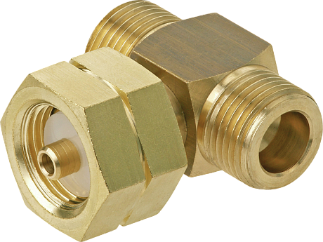 Соединитель-тройник для баллонов без воротника картинка