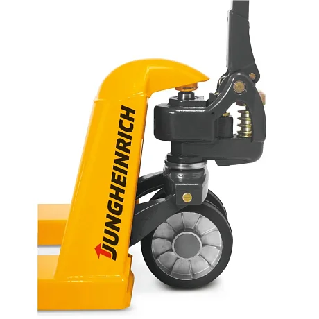 Гидравлическая тележка (рохля) Jungheinrich AM 30 V-BV, 3000 кг, 1220х550 мм, с полиуретановыми колесами картинка