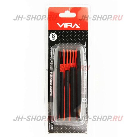 Набор складных шестигранных ключей 8 предметов VIRA картинка