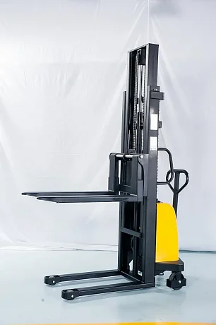 Гидравлический штабелер с электроподъемом JHLIFT DYC10, г/п 1000 кг, в/п 3300 мм картинка