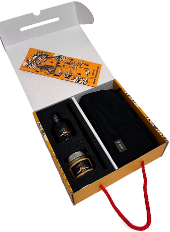 Подарочный набор дорожная косметичка, диффузор и свечка картинка