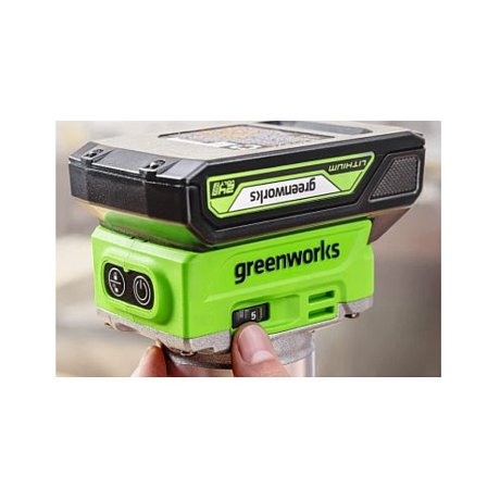 Фрезер аккумуляторный Greenworks G24RO, 24V, без АКБ и ЗУ картинка