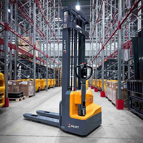Штабелер электрический самоходный JHLIFT CDD15, 2500 мм, AGM картинка