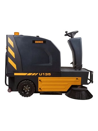 Аккумуляторная подметальная машина с местом оператора Chancee U135 с АКБ (90 а/ч С5) картинка